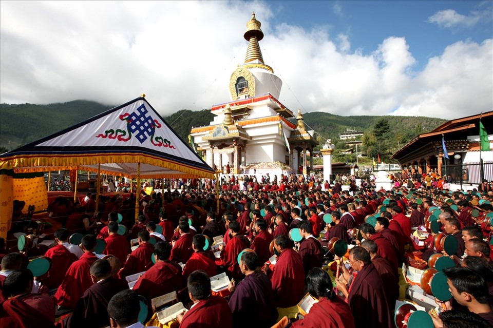 Bhutan thu thuế cao với khách du lịch.  Ảnh: Hoàng Quân