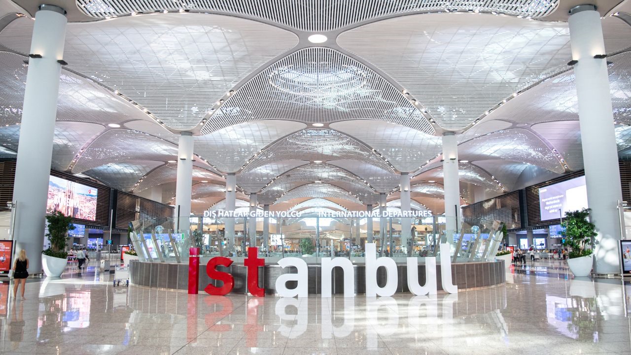 Sân bay Istanbul ở Thổ Nhĩ Kỳ.
