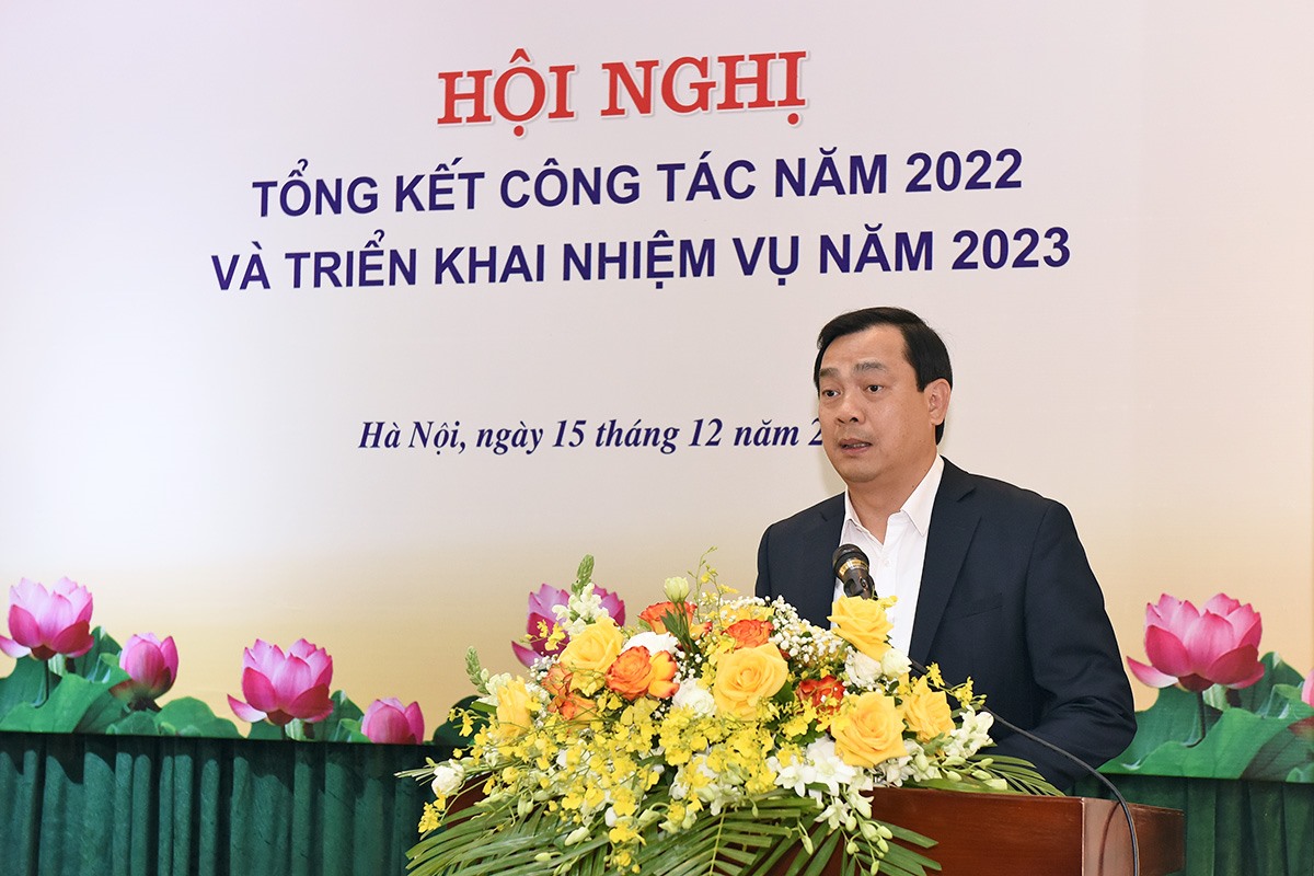 Tổng cục trưởng Nguyễn Trùng Khánh phát biểu tại Hội nghị (Ảnh: TITC)